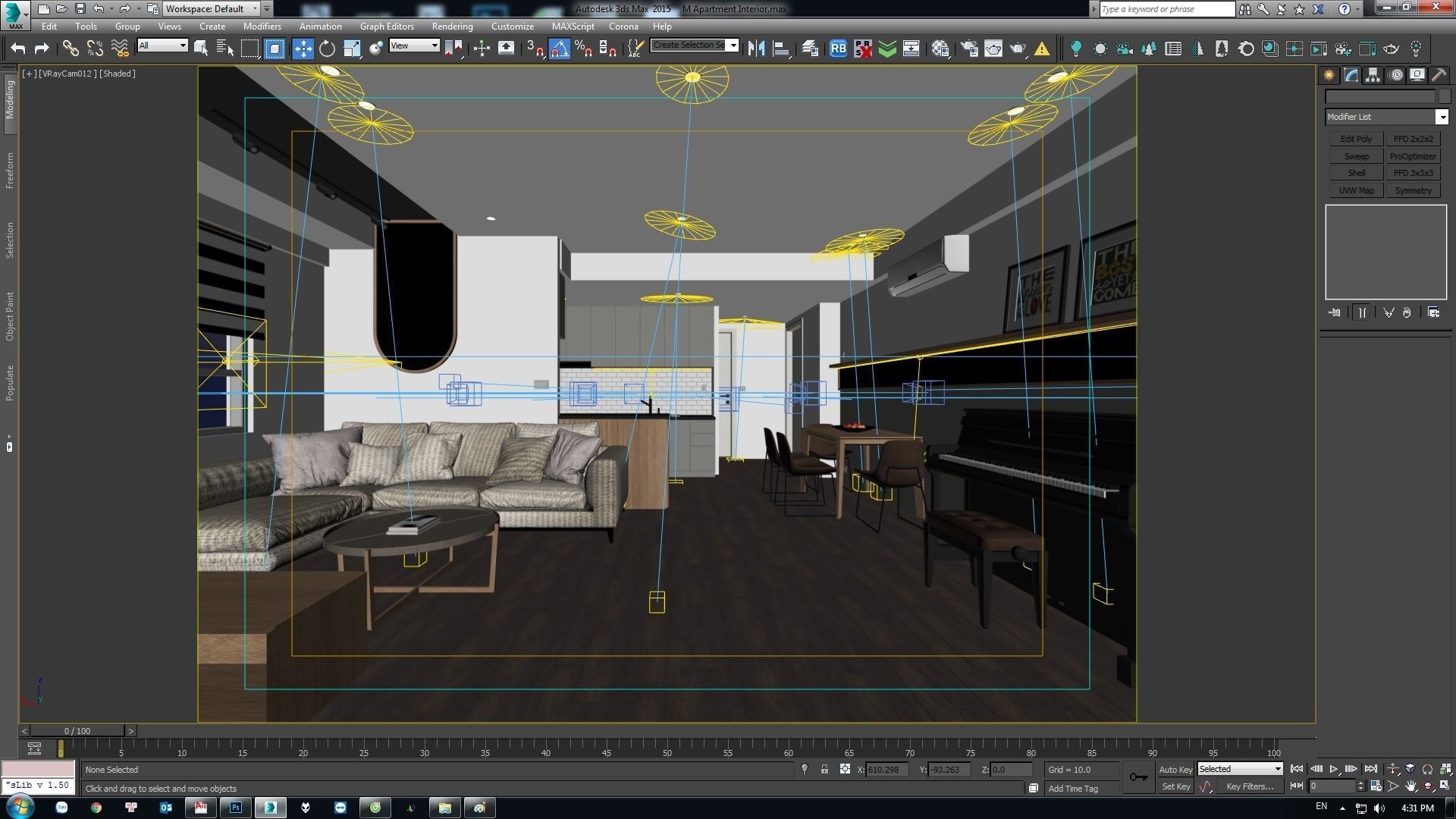 M Apartment Interior 3D model_22
