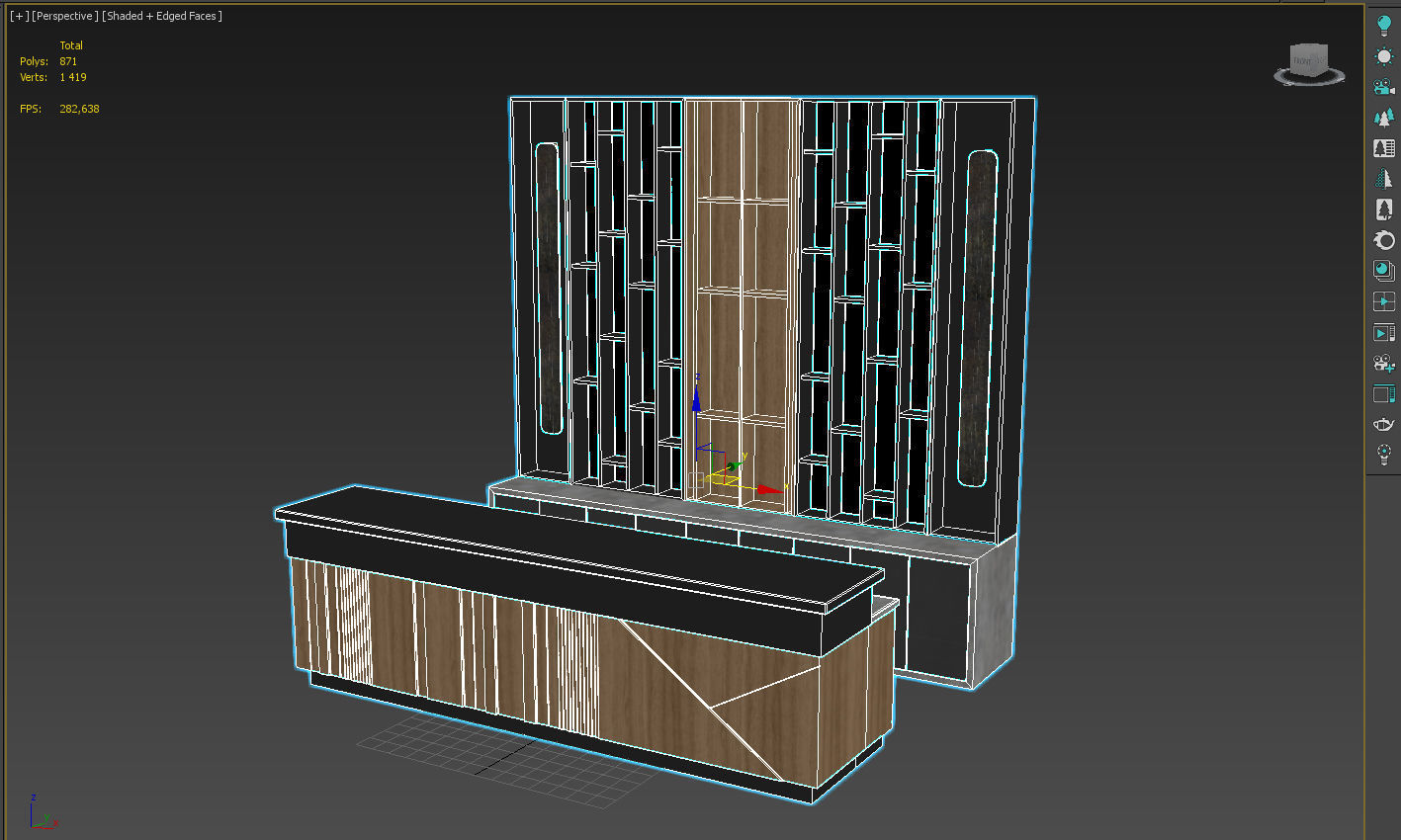 Restaurant Bar 12 3D model_3