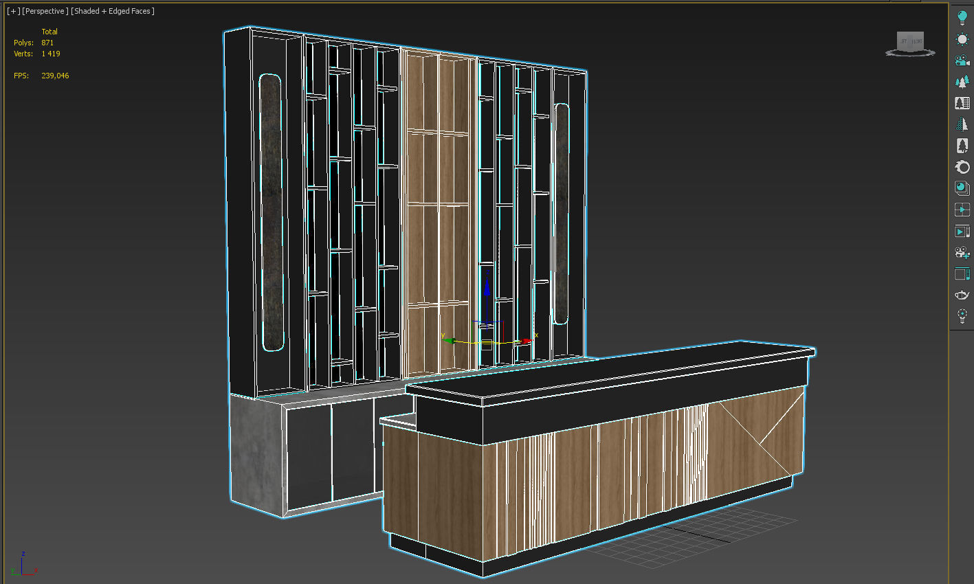 Restaurant Bar 12 3D model_4