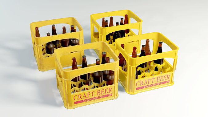 Beer Case  Low-poly 3D model