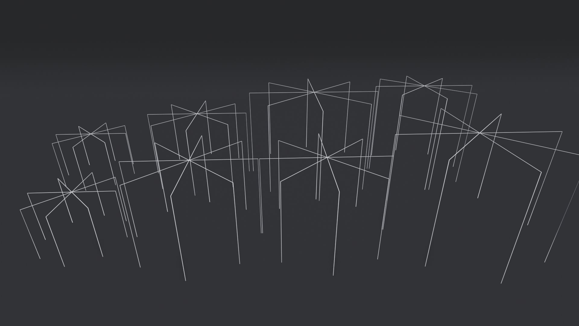 Lowpoly Simple Grass Low-poly 3D model_11