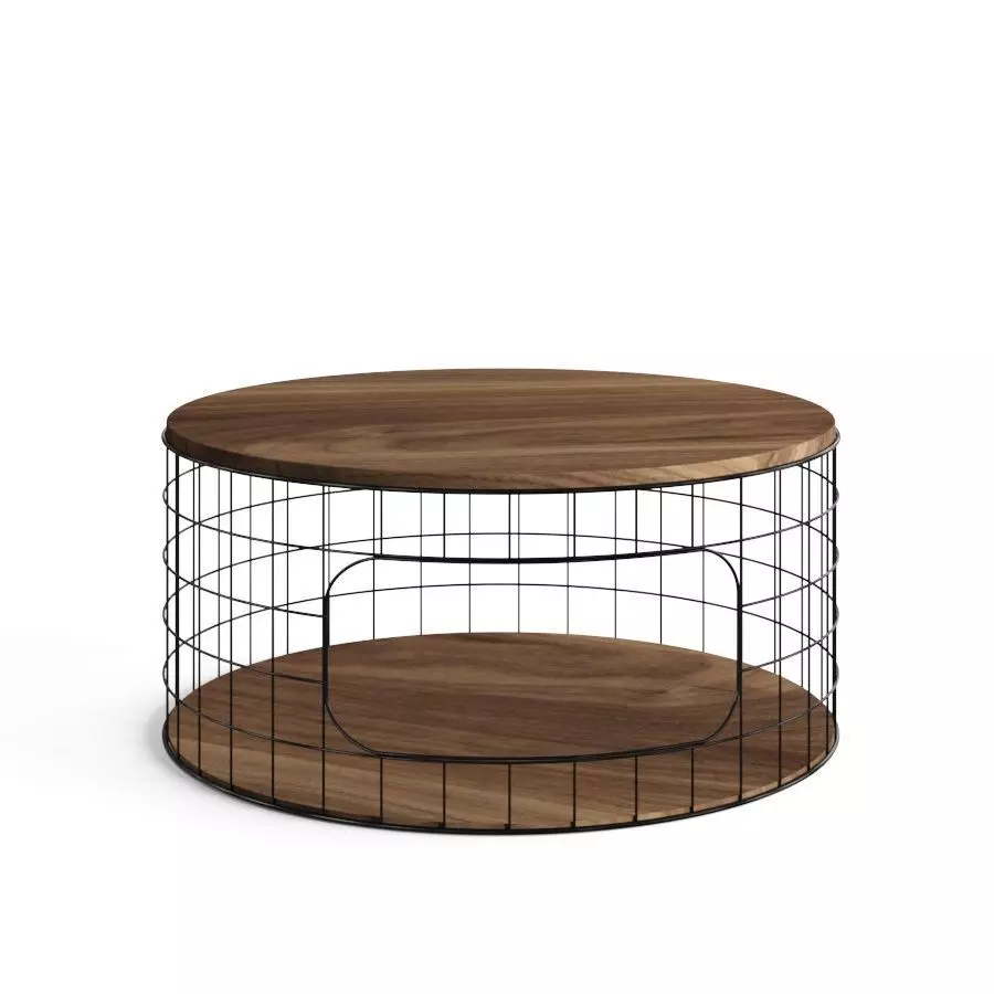 Wireframe Coffee Table 3D model_0