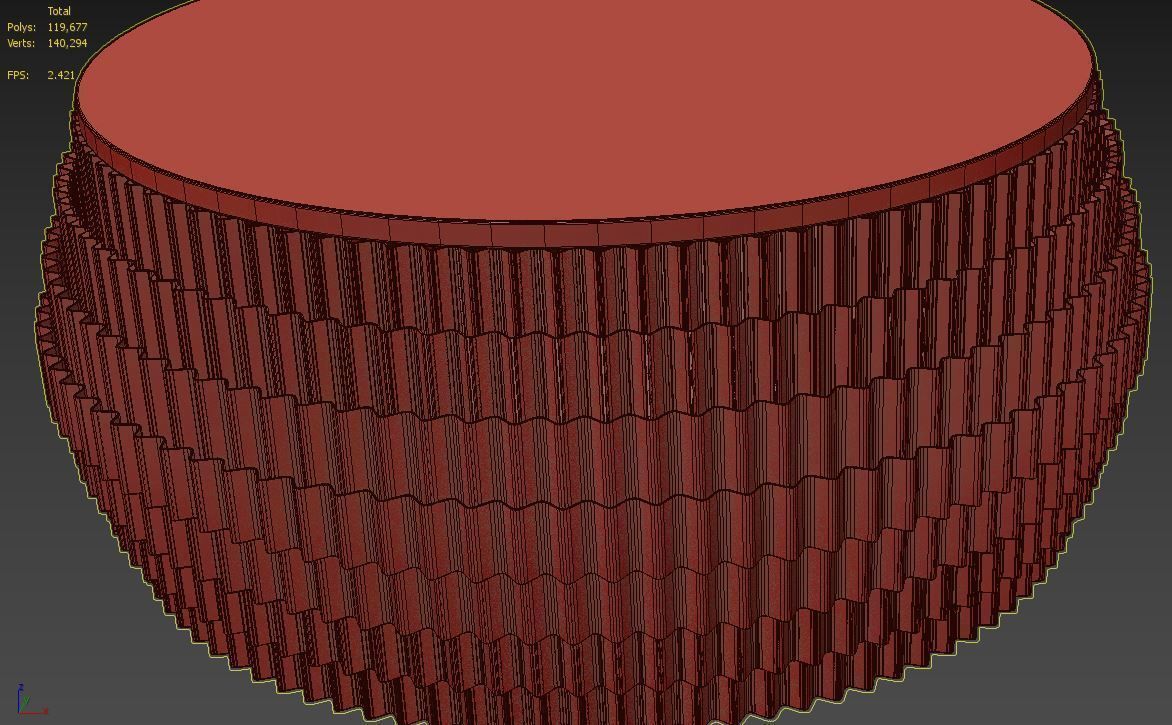Yazzie Coffee Table 3D model_1