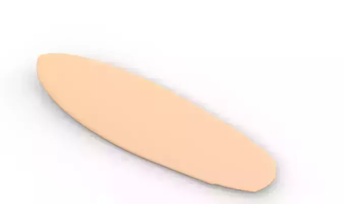 Surfboard 3D model Shape 1