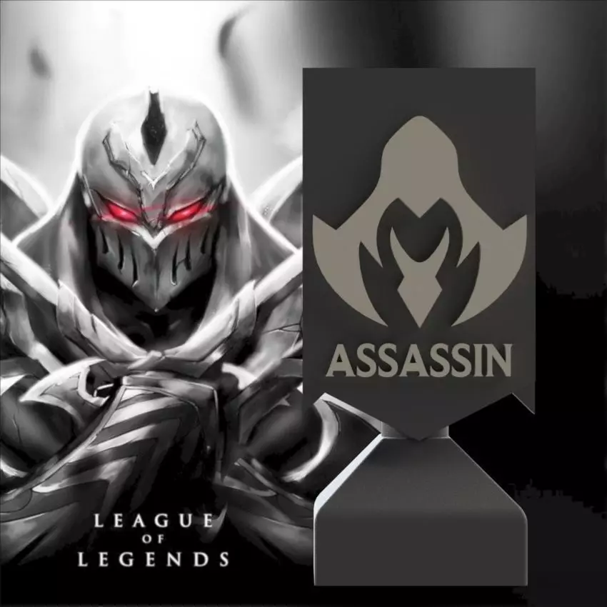 ADJUSTABLE GPU SUPPORT ASSASSIN LEAGUE OF LEGENDS 3D print model_0