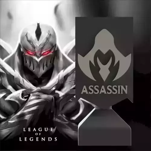 ADJUSTABLE GPU SUPPORT ASSASSIN LEAGUE OF LEGENDS 3D print model