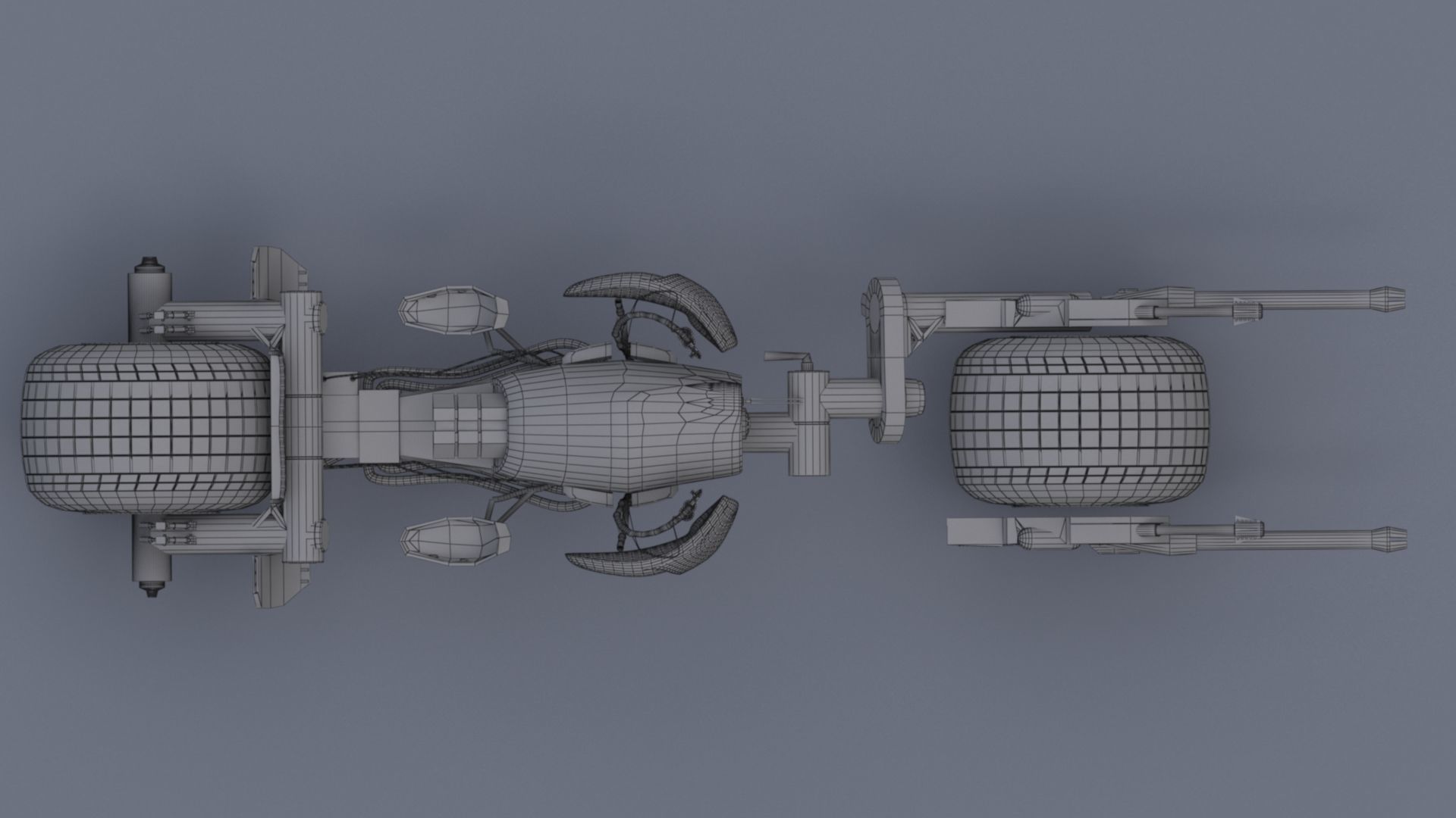 batpod motocycle 3D model_45