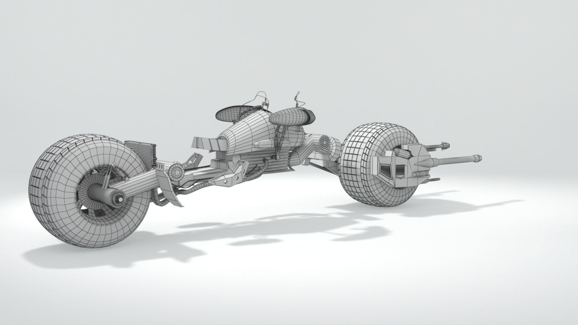 batpod motocycle 3D model_29