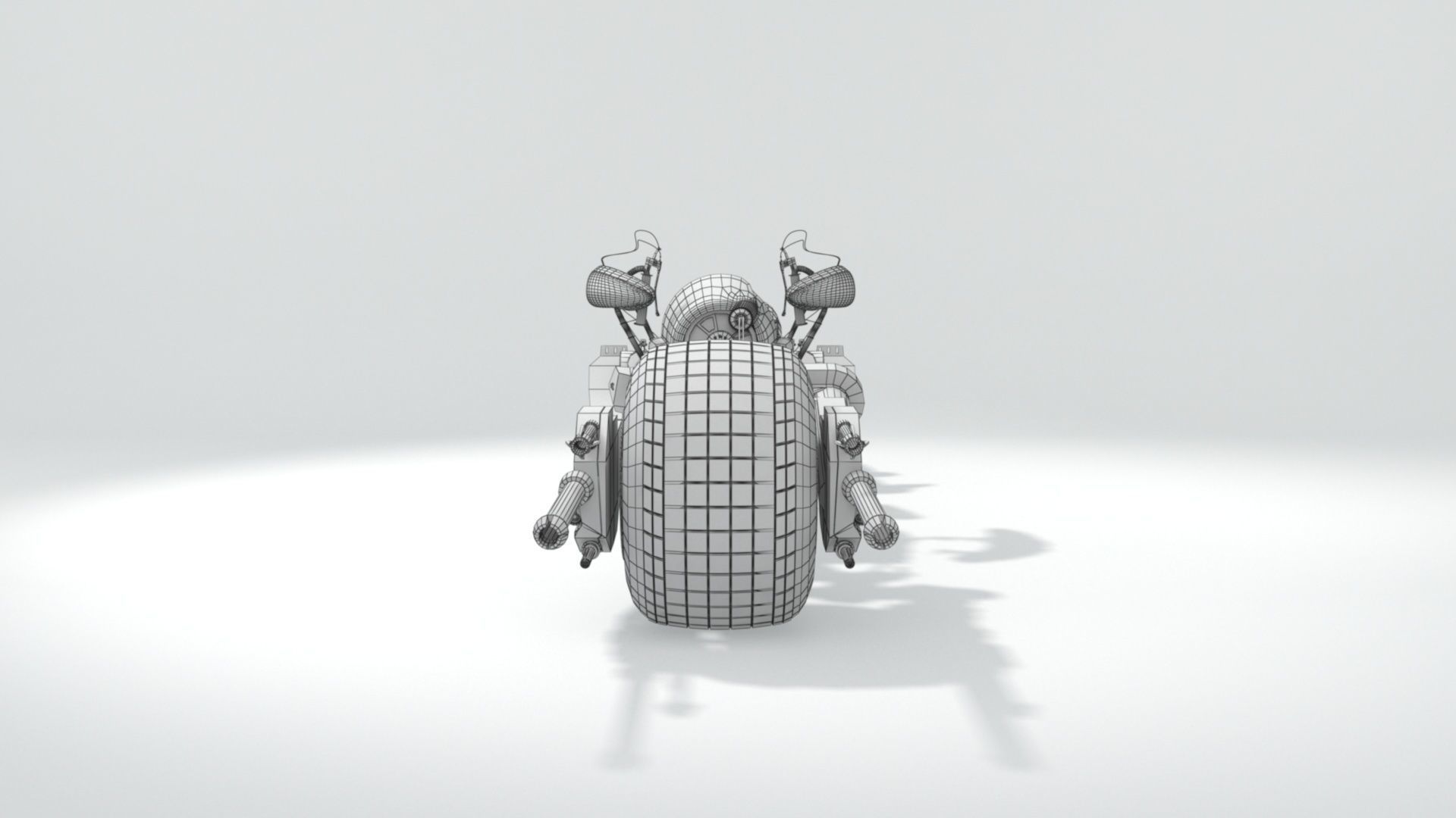 batpod motocycle 3D model_21