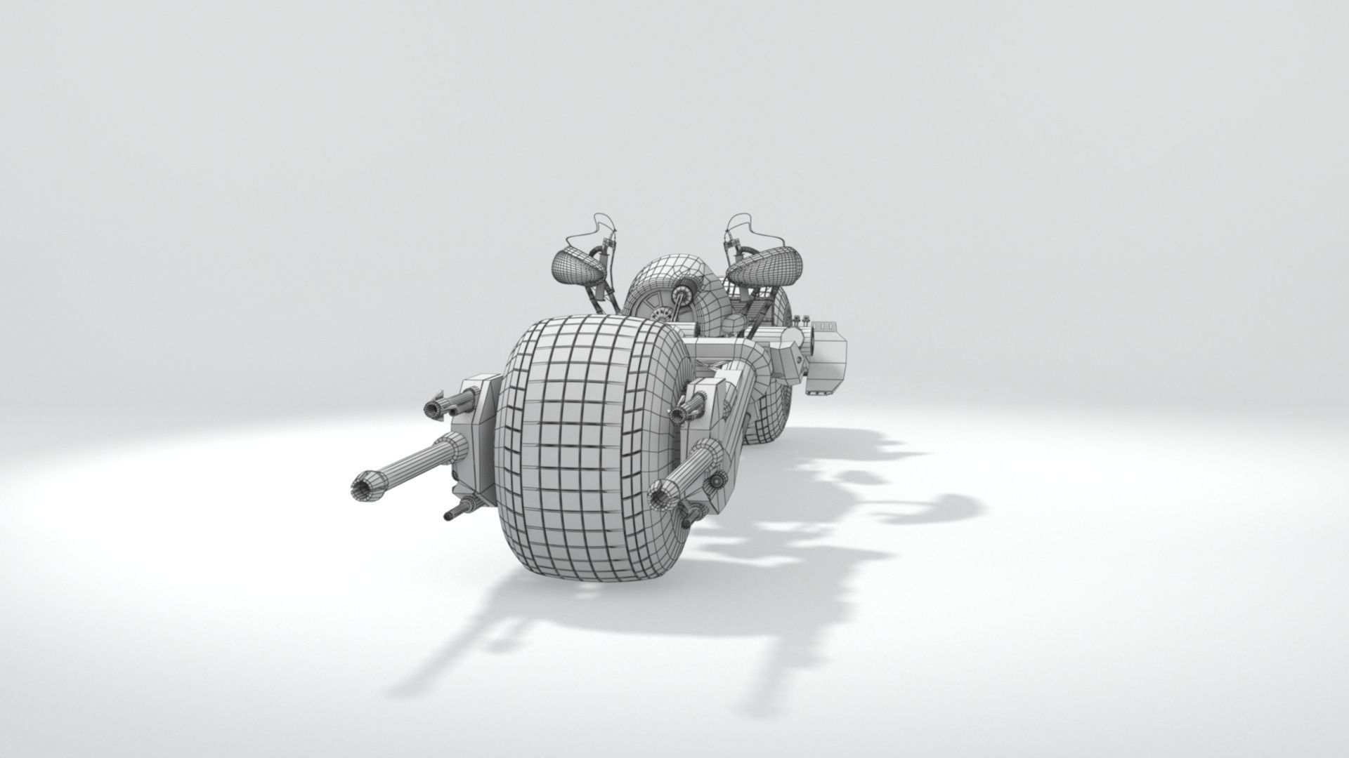 batpod motocycle 3D model_39