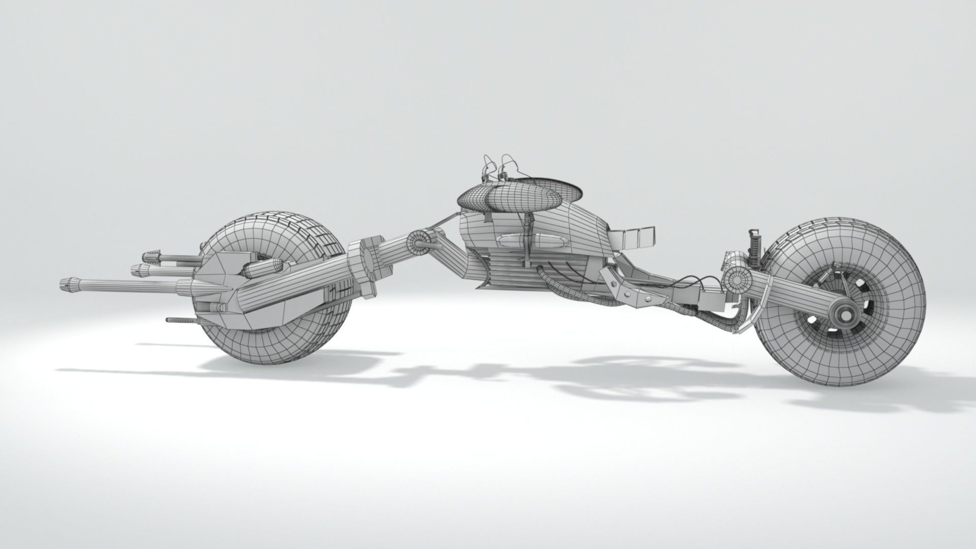 batpod motocycle 3D model_34
