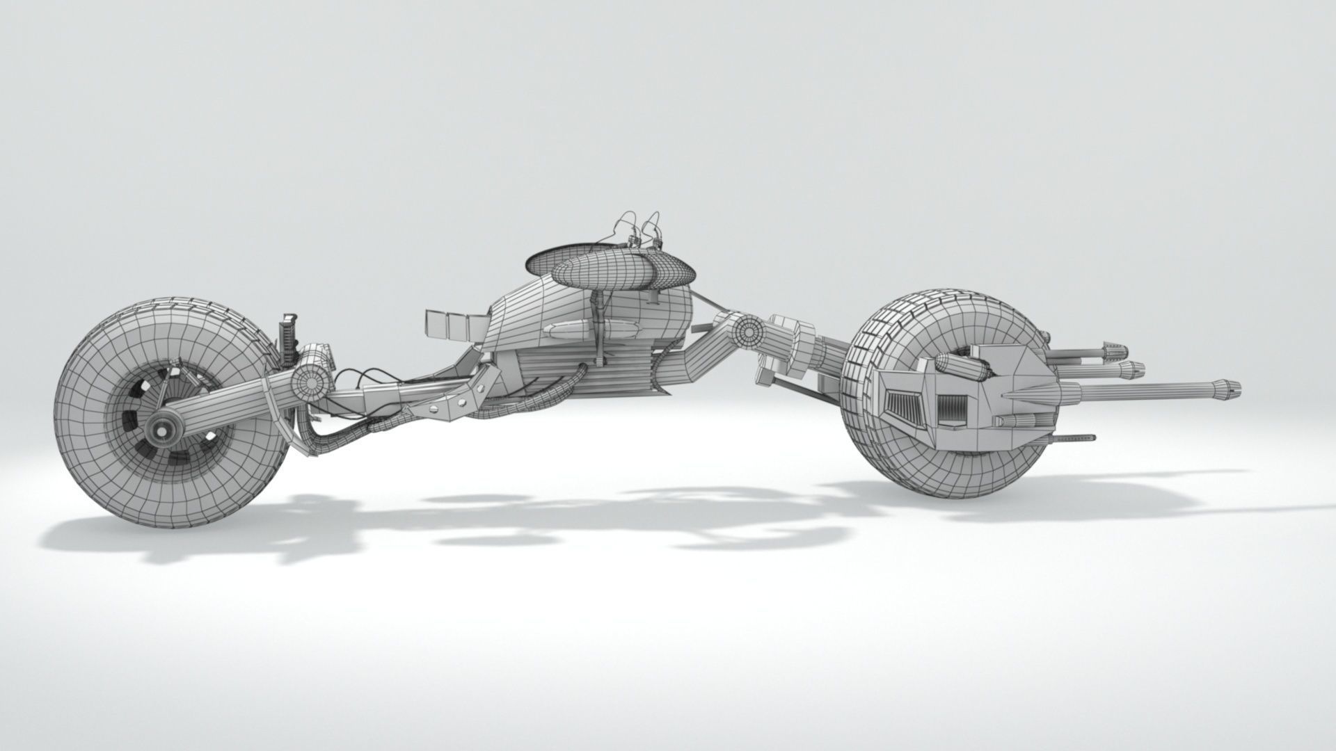 batpod motocycle 3D model_28