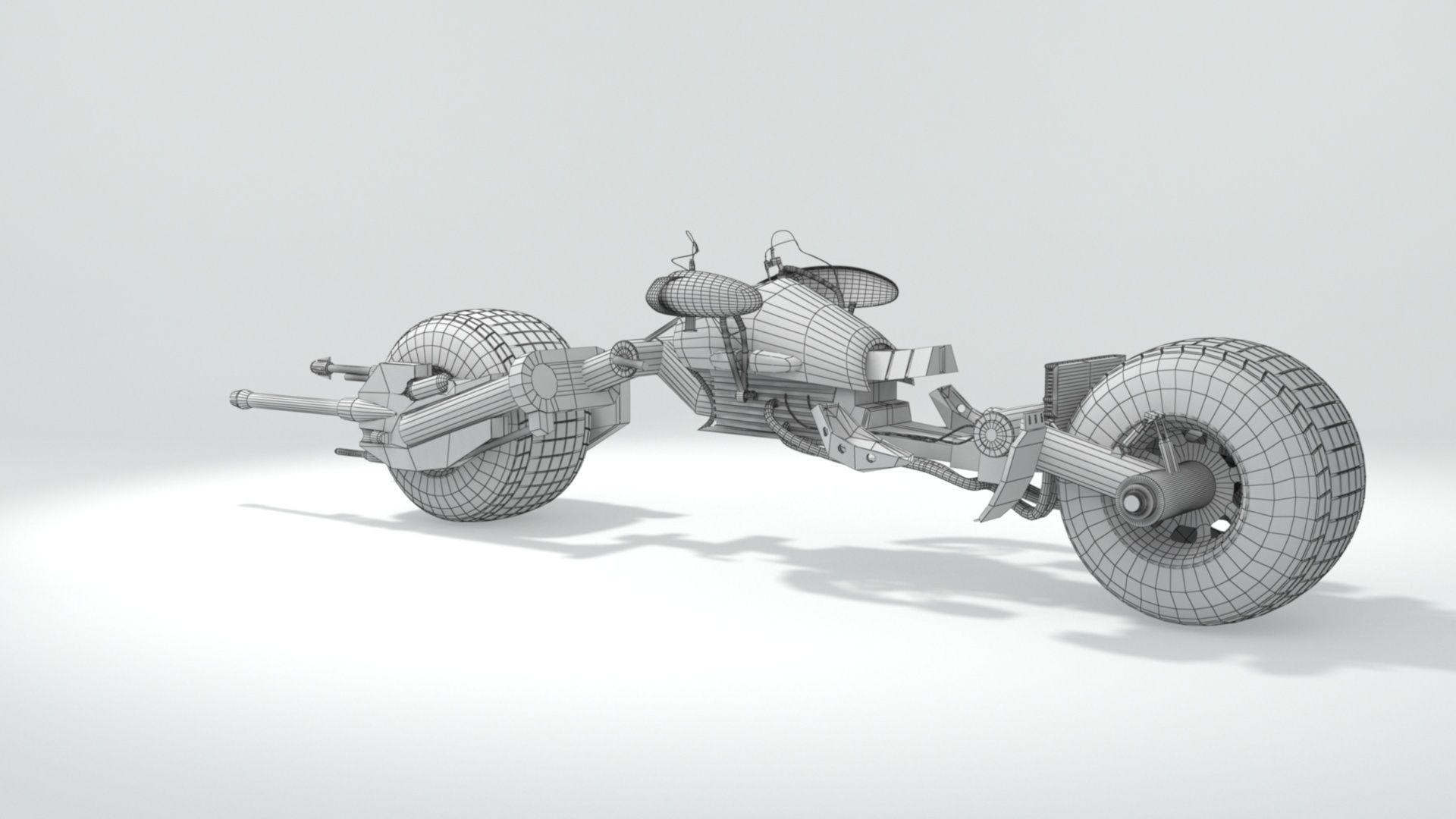 batpod motocycle 3D model_33
