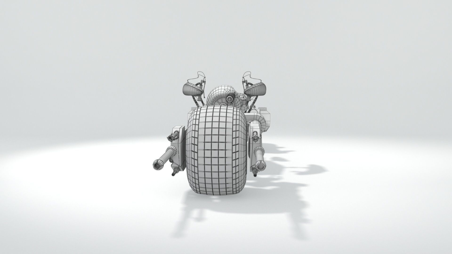 batpod motocycle 3D model_40