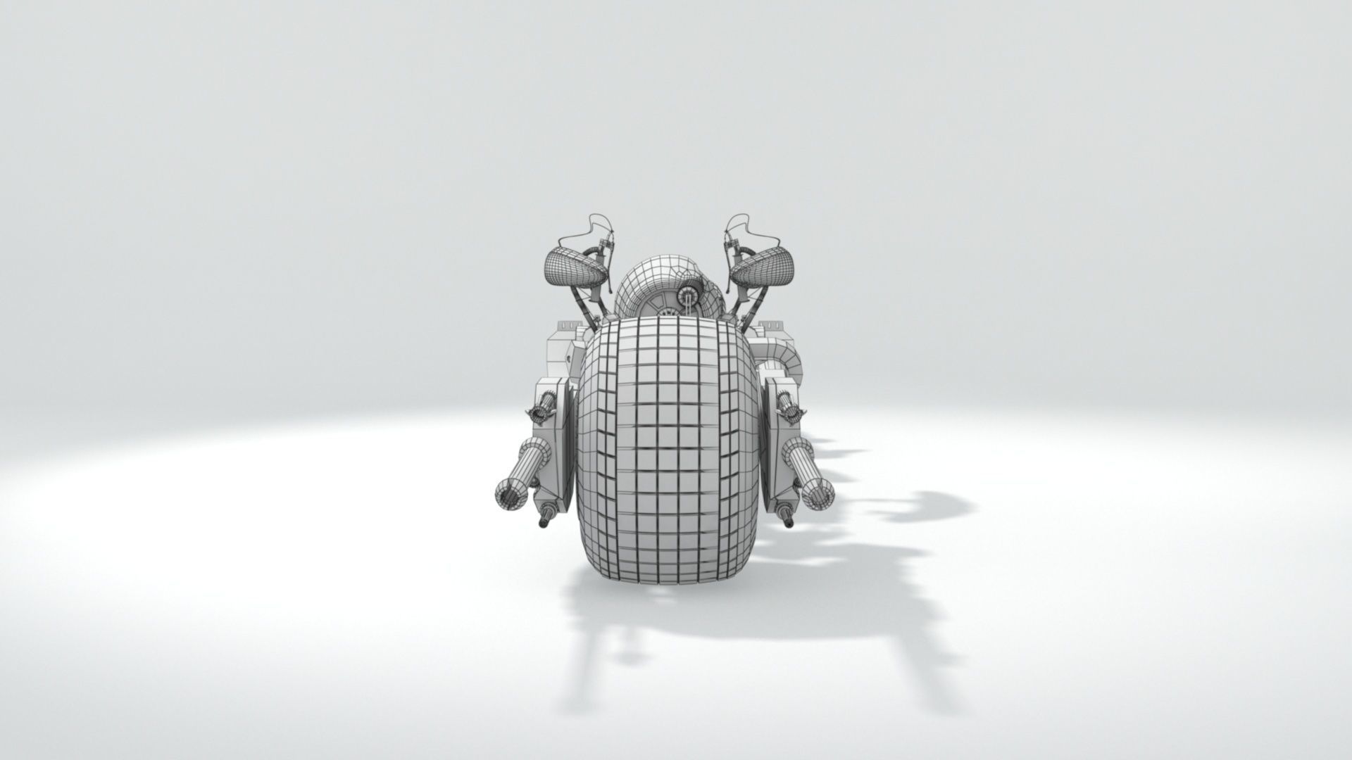 batpod motocycle 3D model_41