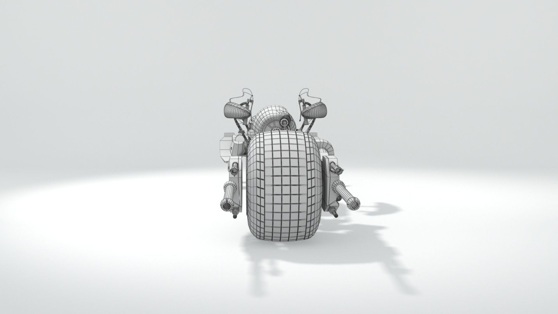 batpod motocycle 3D model_22