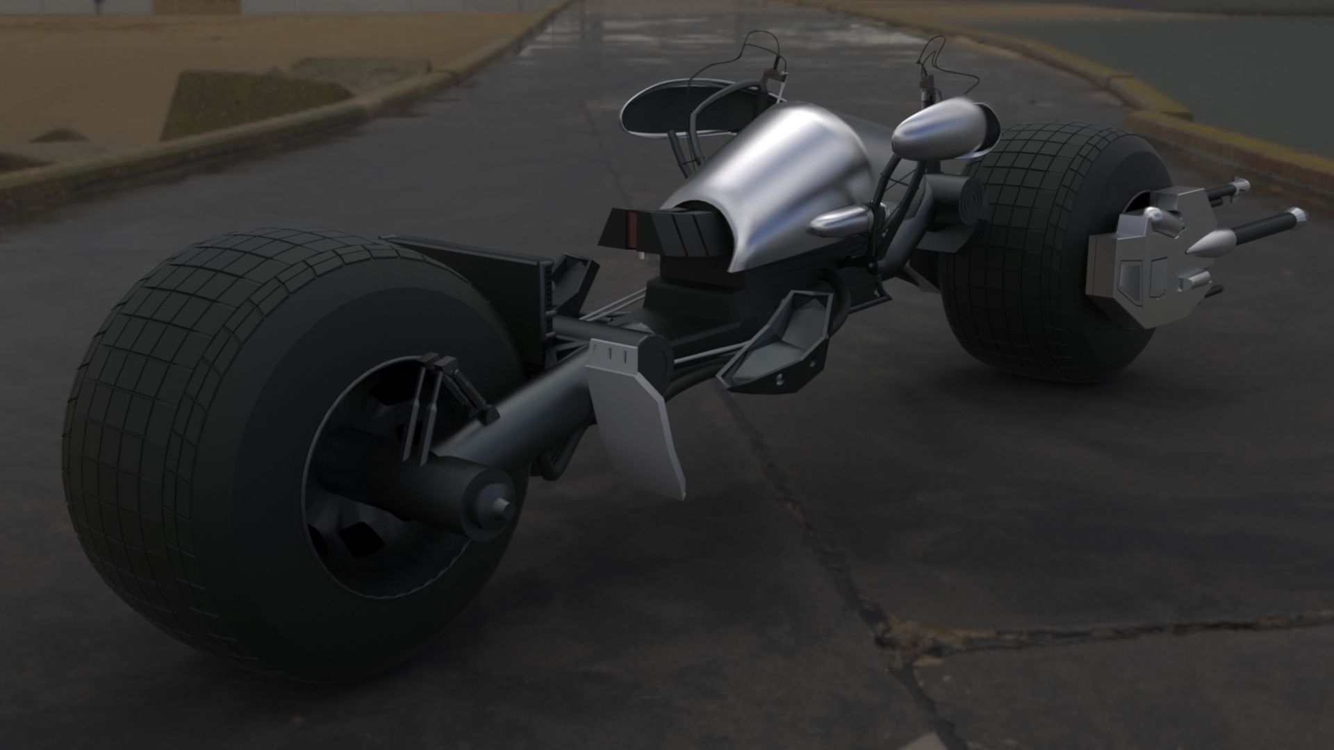 batpod motocycle 3D model_46