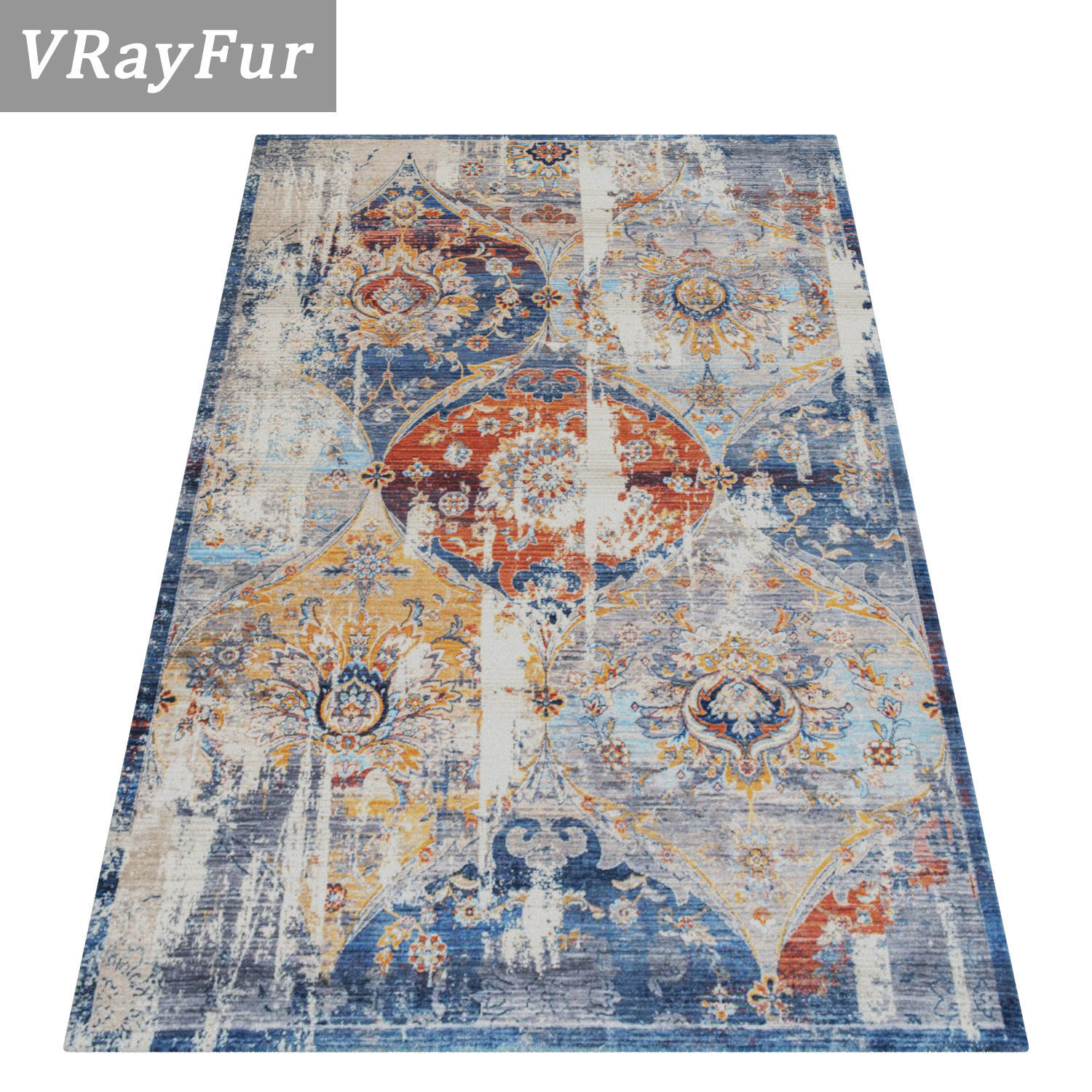 Rug Set 1714 3D model_2