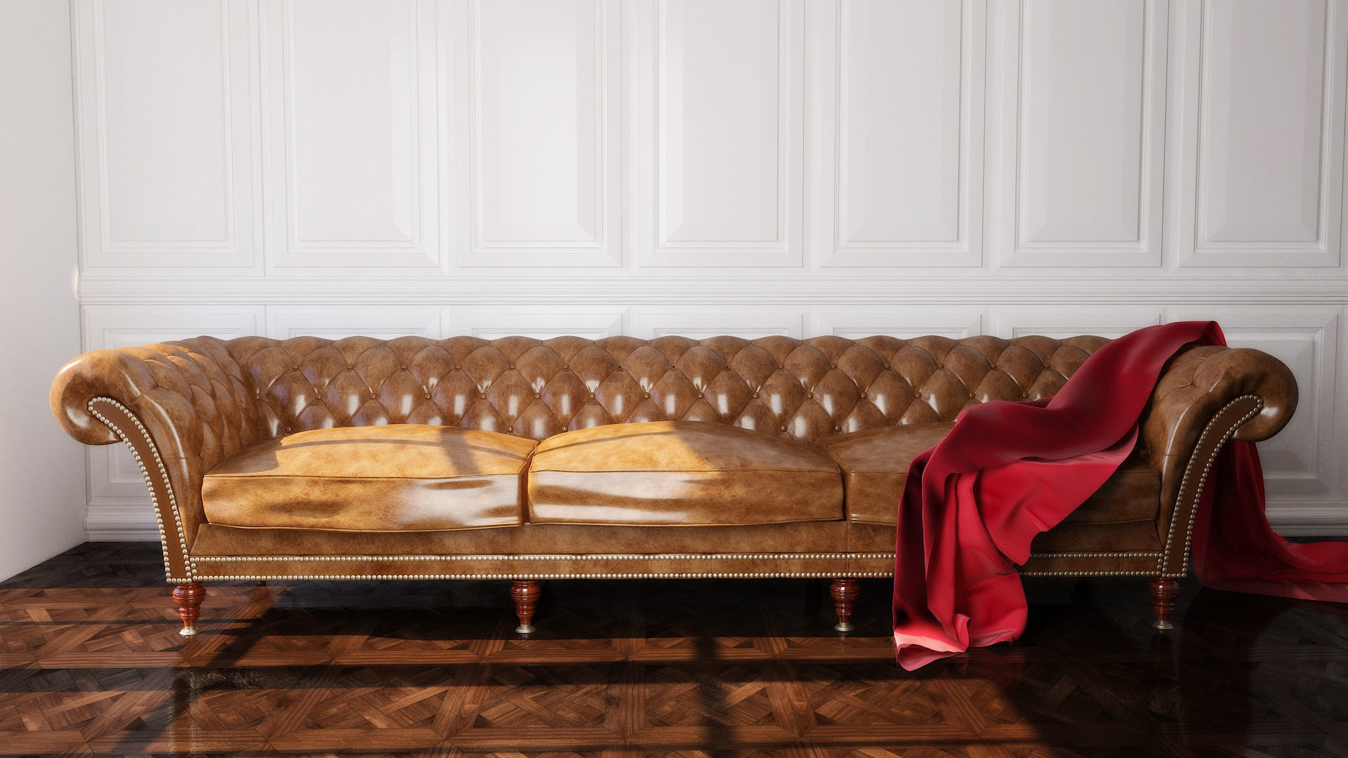 chester sofa 3D model_1