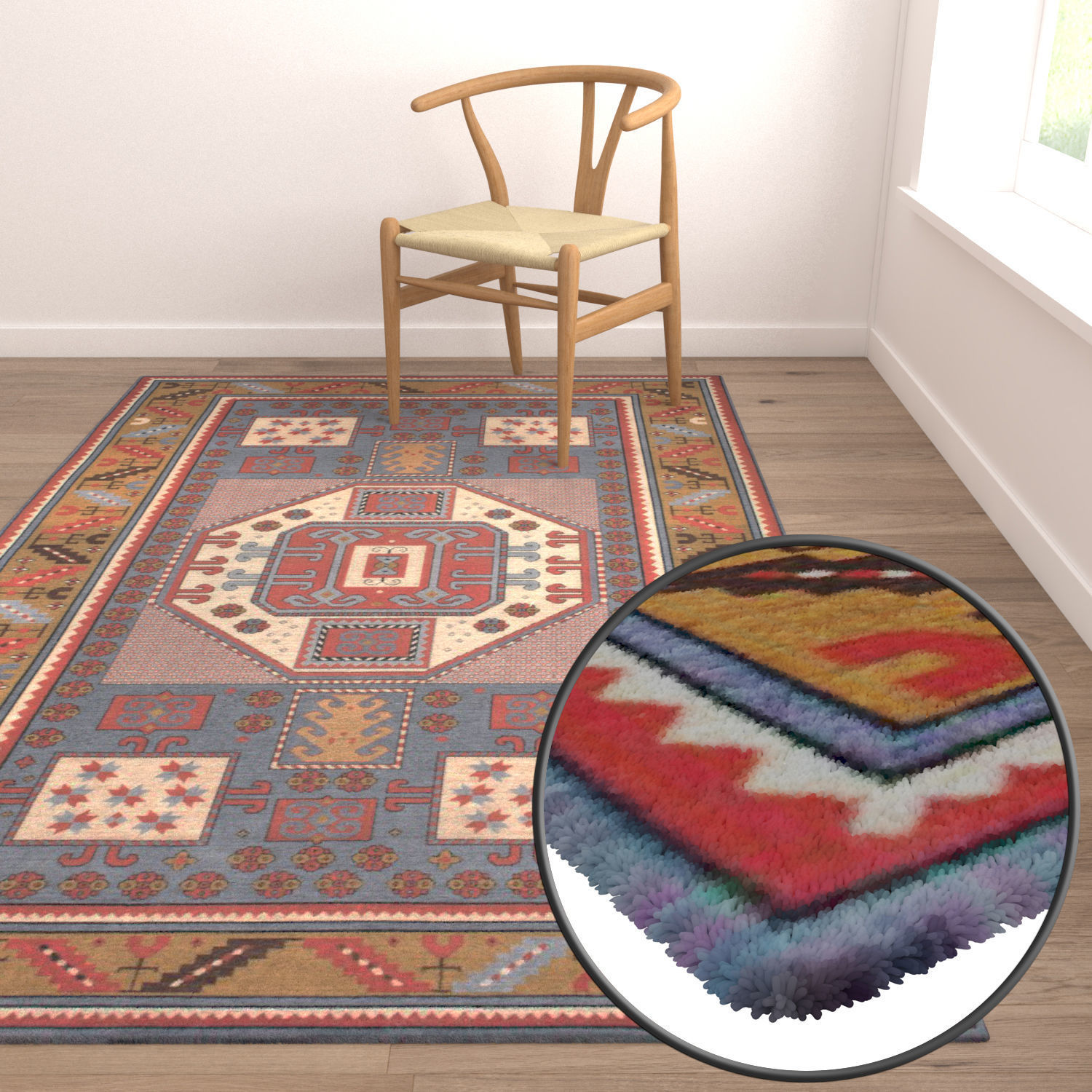 Rug Set 1718 3D model_5