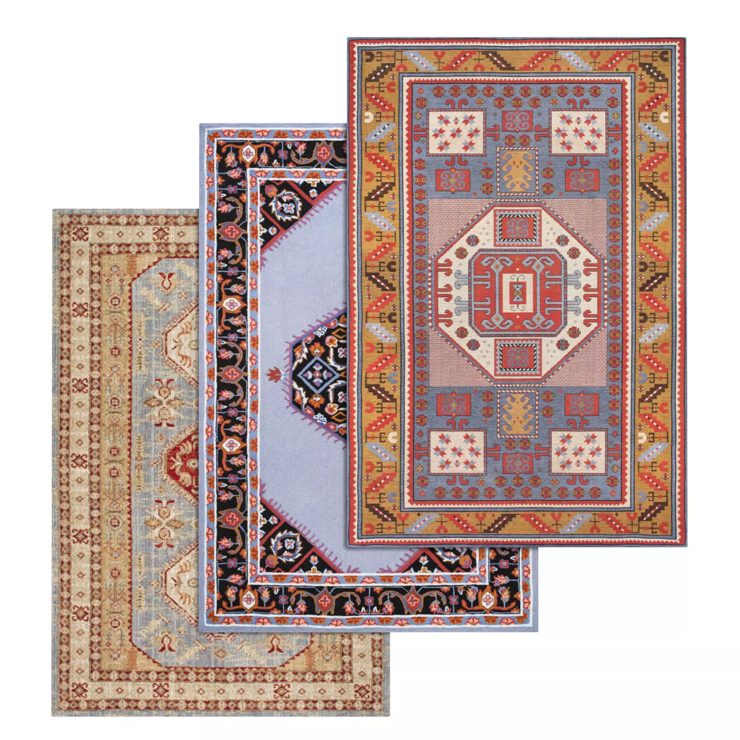 Rug Set 1718 3D model_0