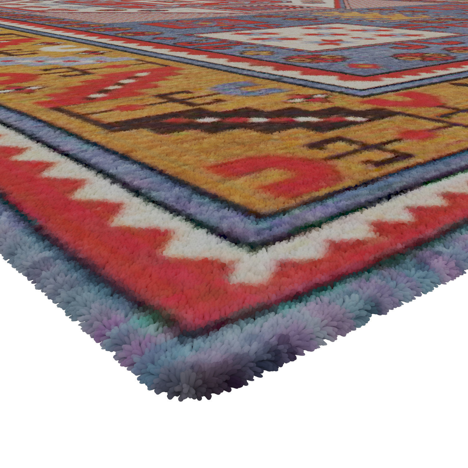 Rug Set 1718 3D model_1
