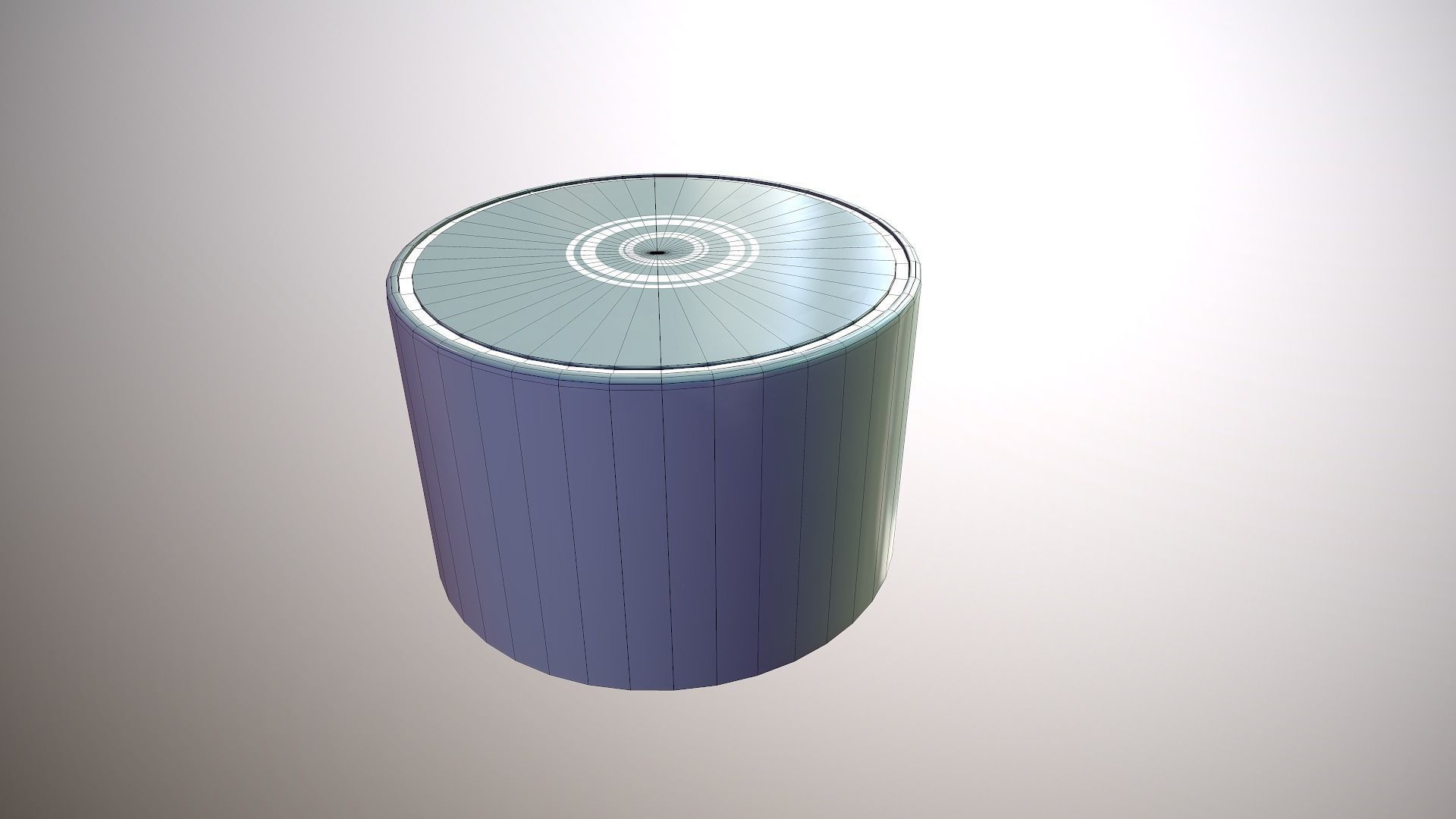 Futuristic Lounge Table Low-poly 3D model_5