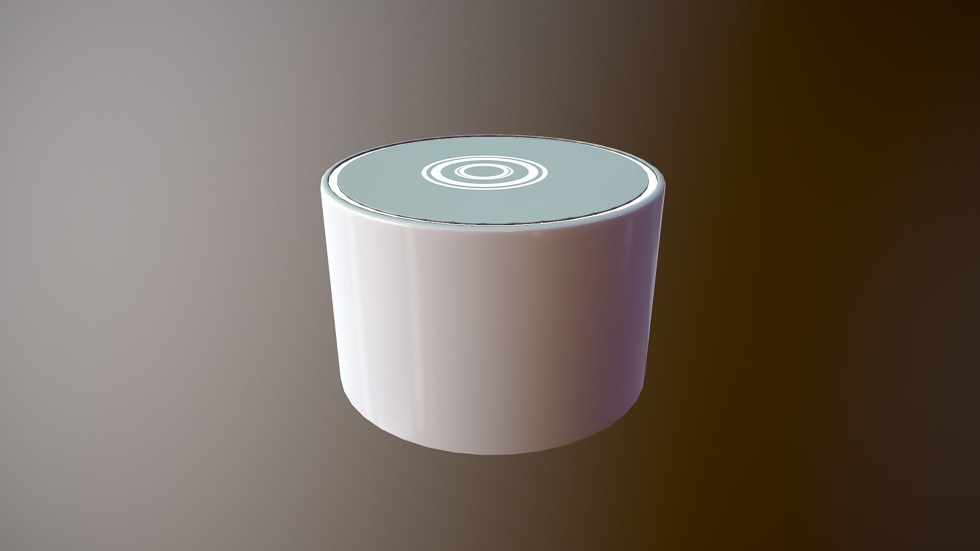 Futuristic Lounge Table Low-poly 3D model_1