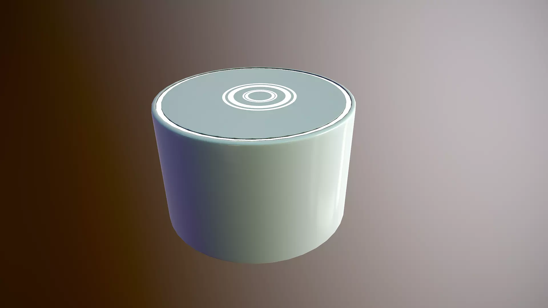 Futuristic Lounge Table Low-poly 3D model_0