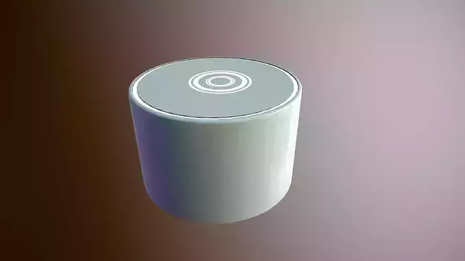 Futuristic Lounge Table Low-poly 3D model