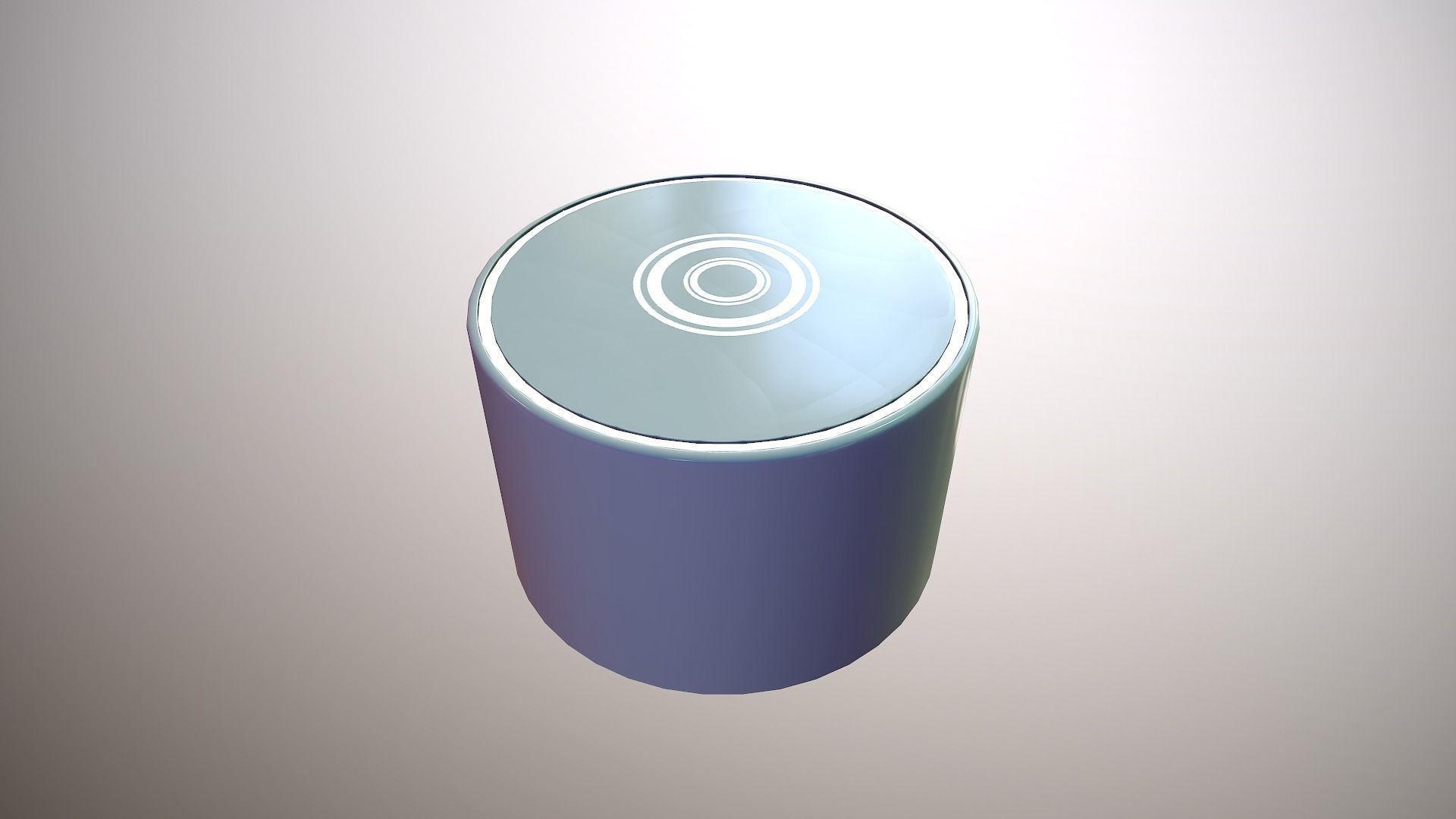 Futuristic Lounge Table Low-poly 3D model_3