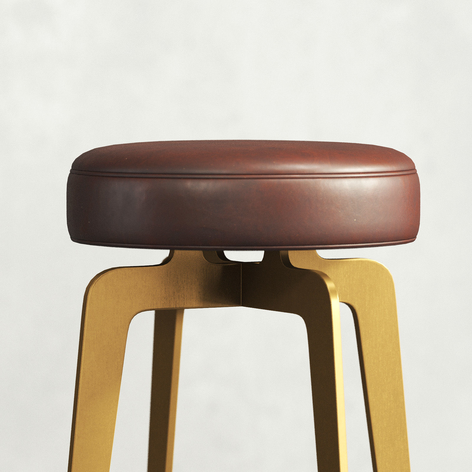 Bar Stool 110 Low-poly 3D model_2