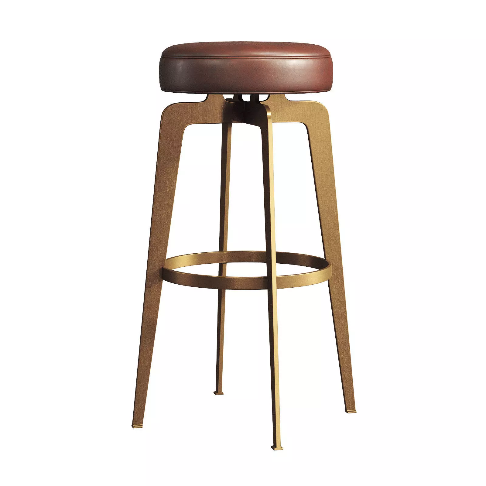 Bar Stool 110 Low-poly 3D model_0