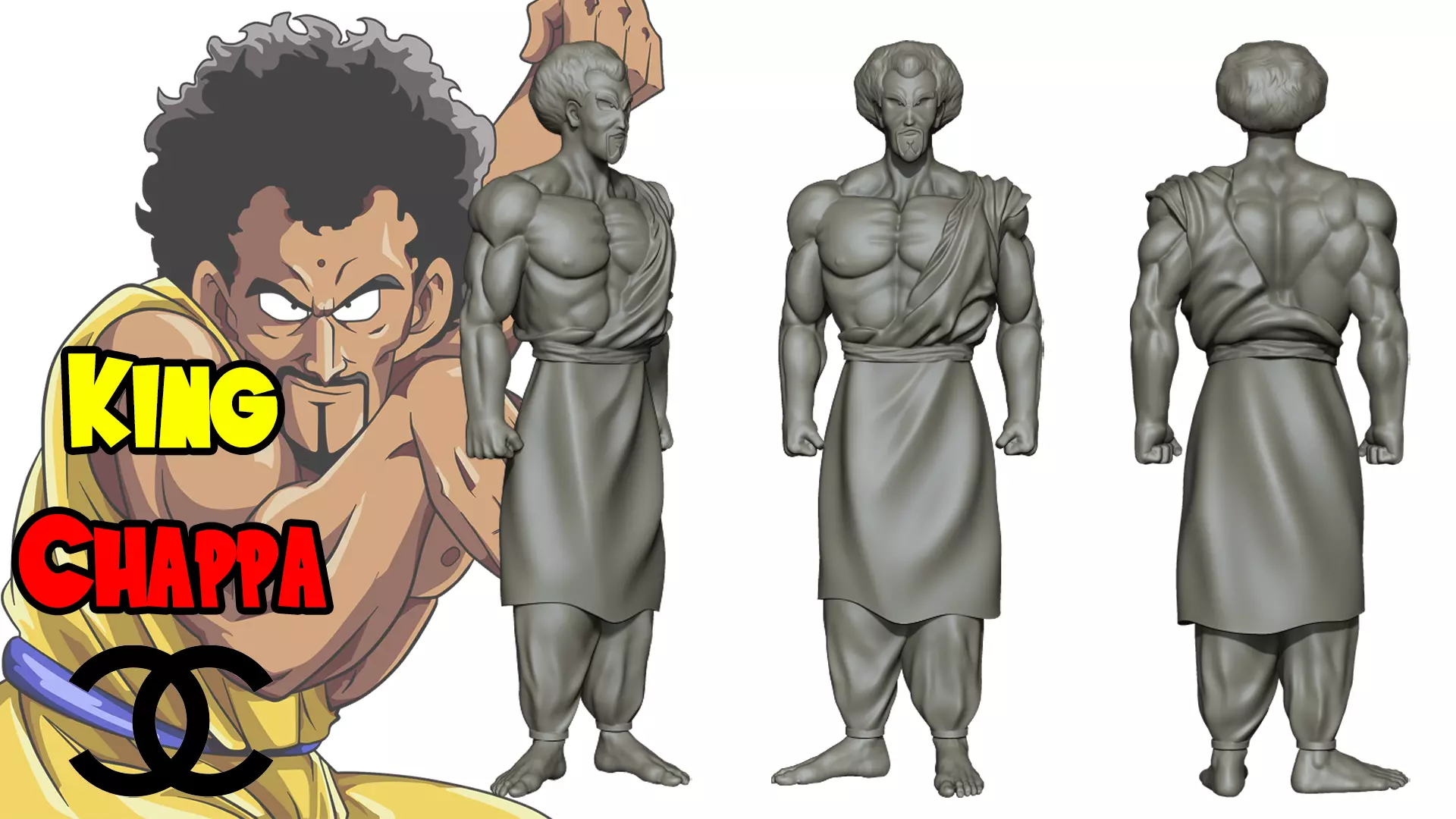 King Chappa - Dragon Ball 3D print model_0