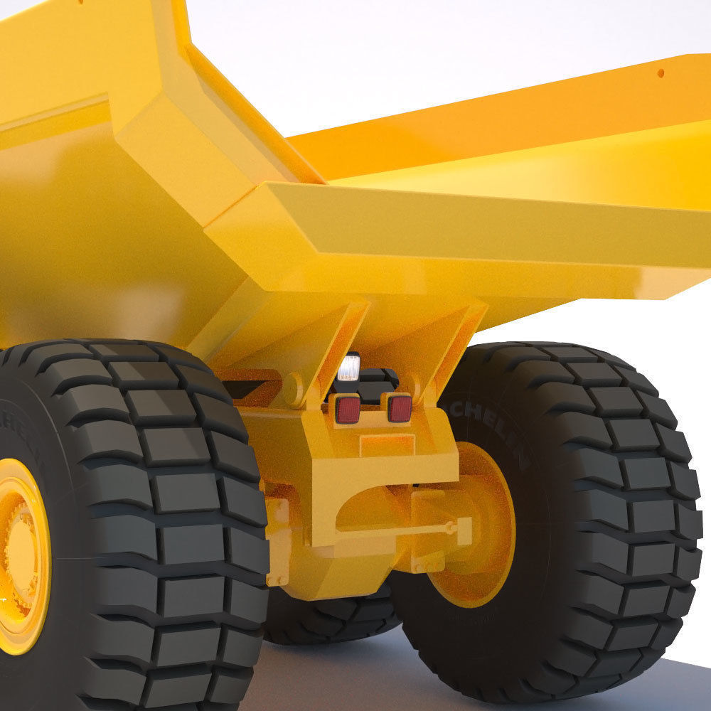 Articulated Dump Truck Cat 740 3D model_16