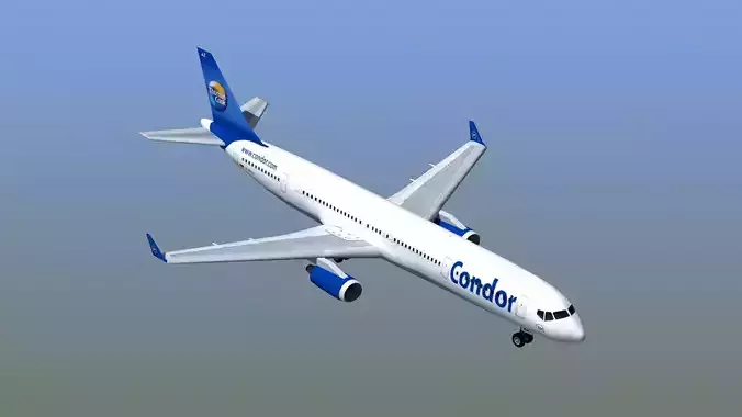 B757 300 Airliner 3D model