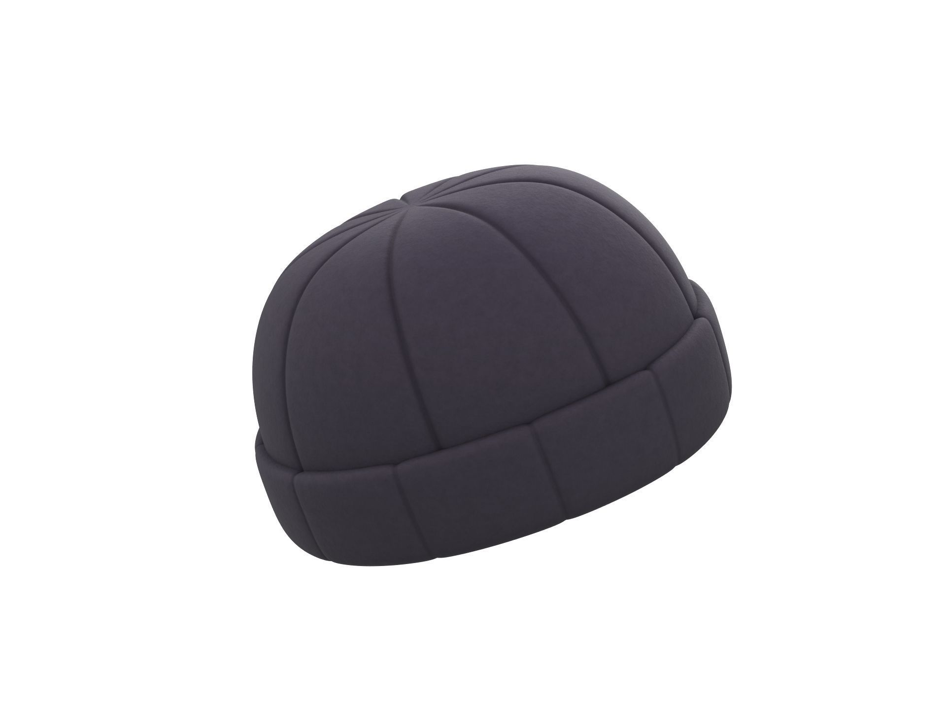 Beanie Hat 3D model_6