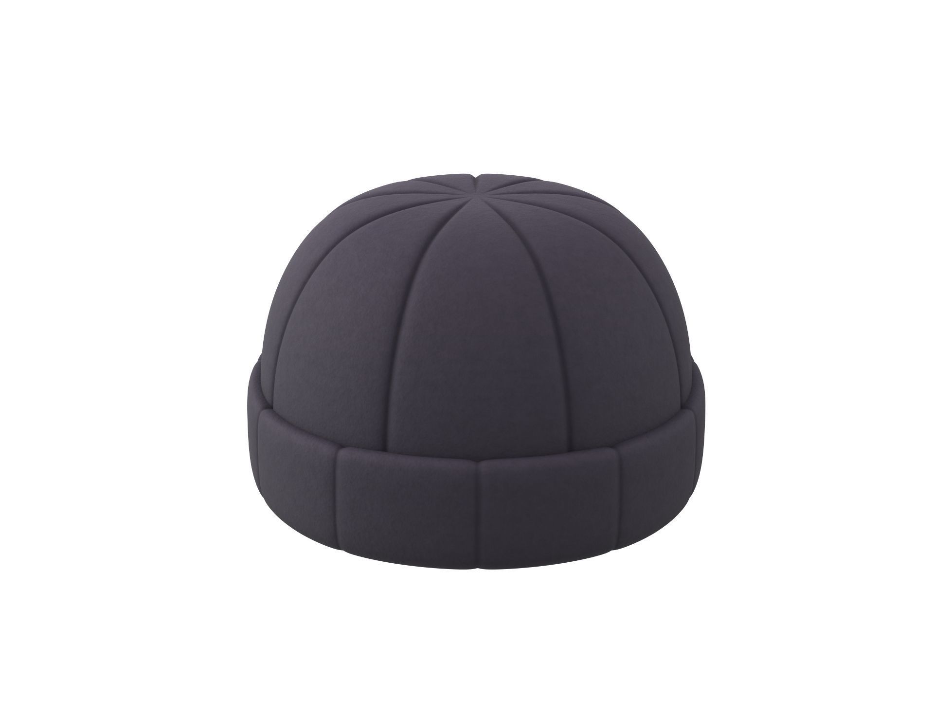 Beanie Hat 3D model_3