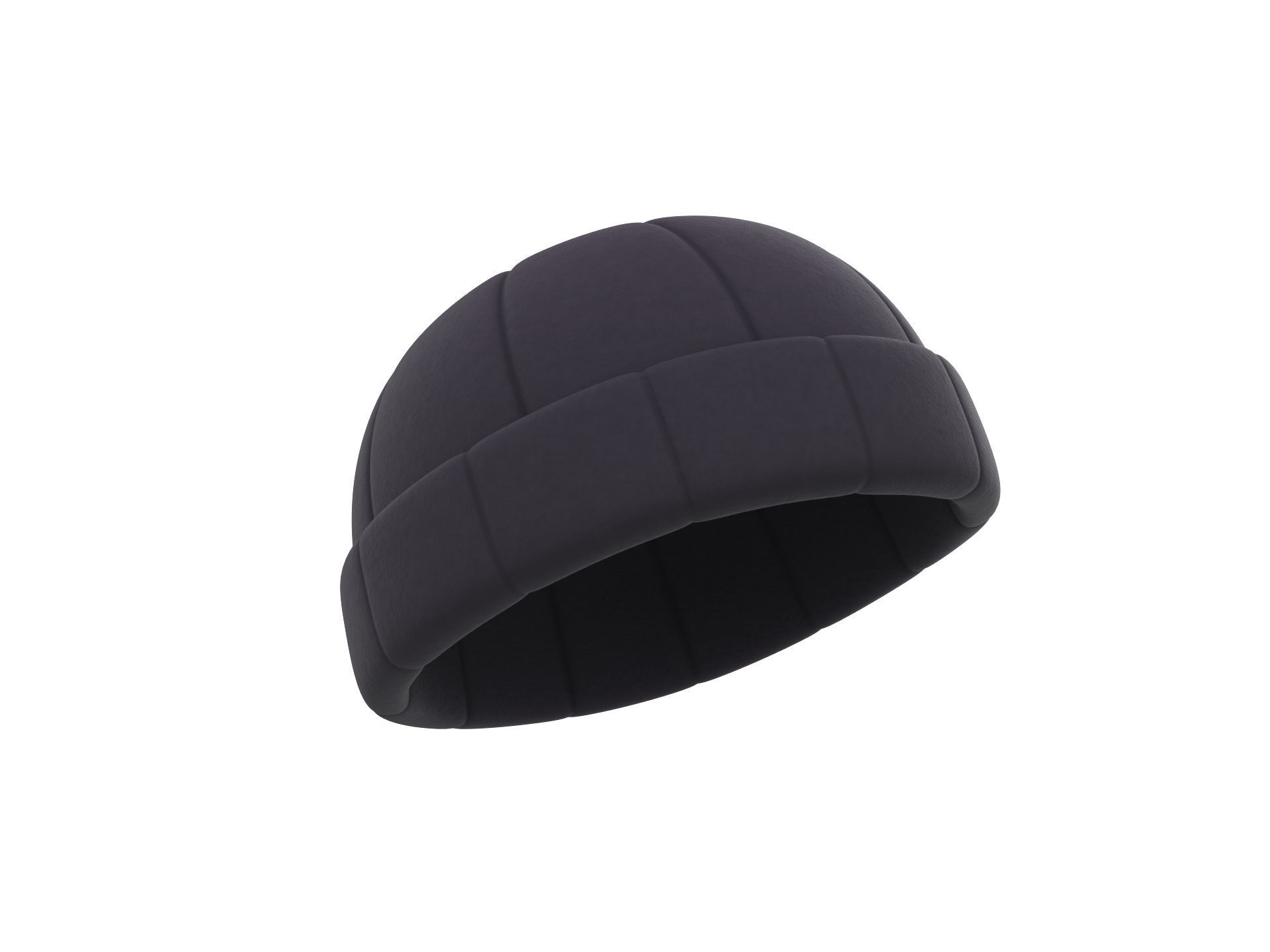 Beanie Hat 3D model_5