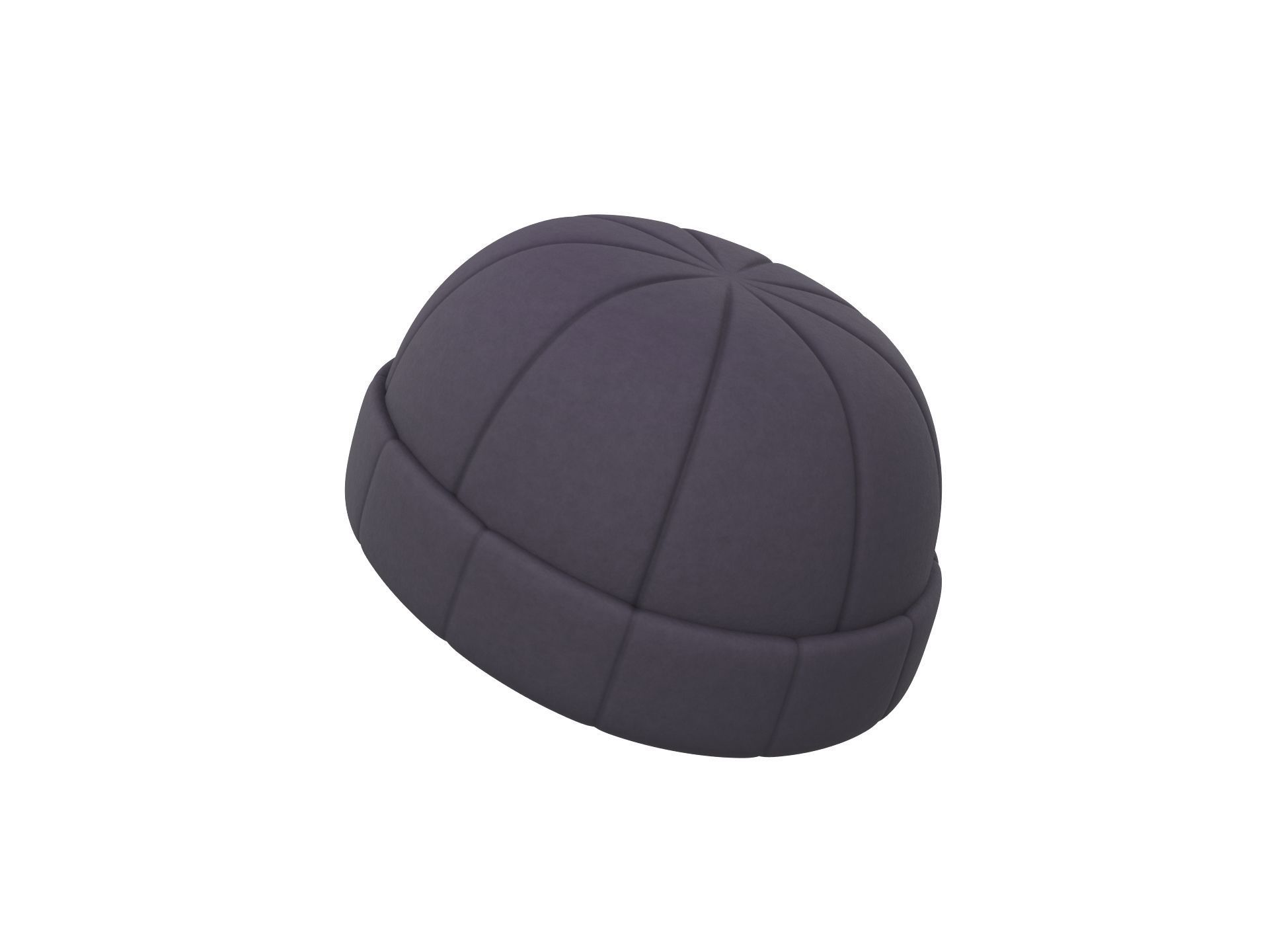 Beanie Hat 3D model_2