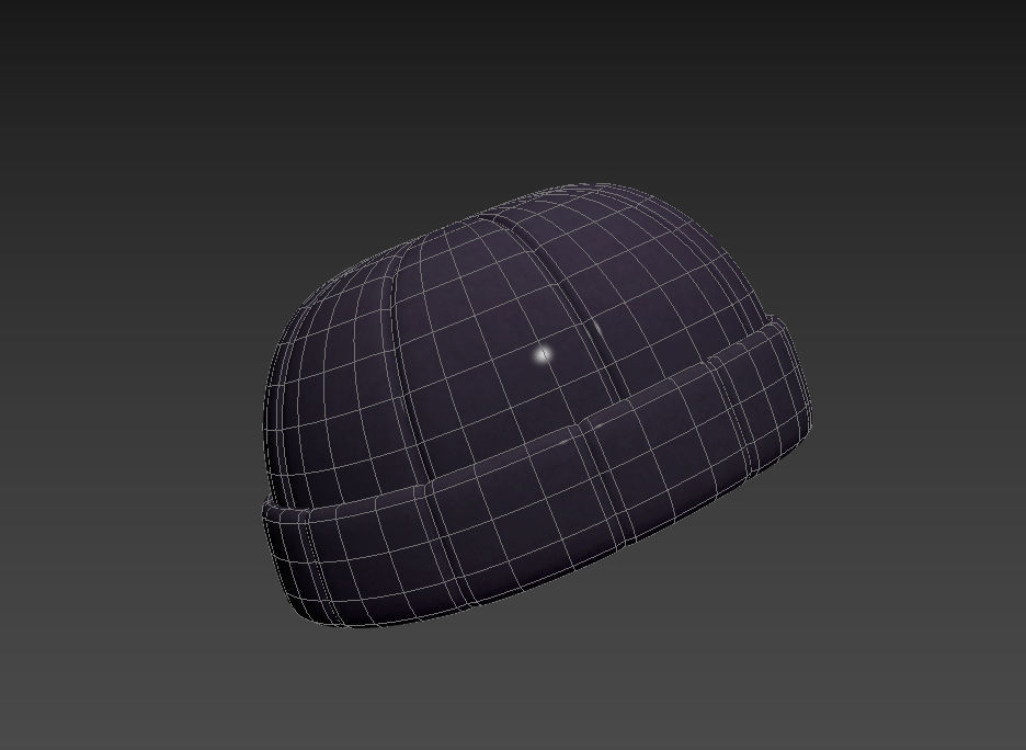 Beanie Hat 3D model_12