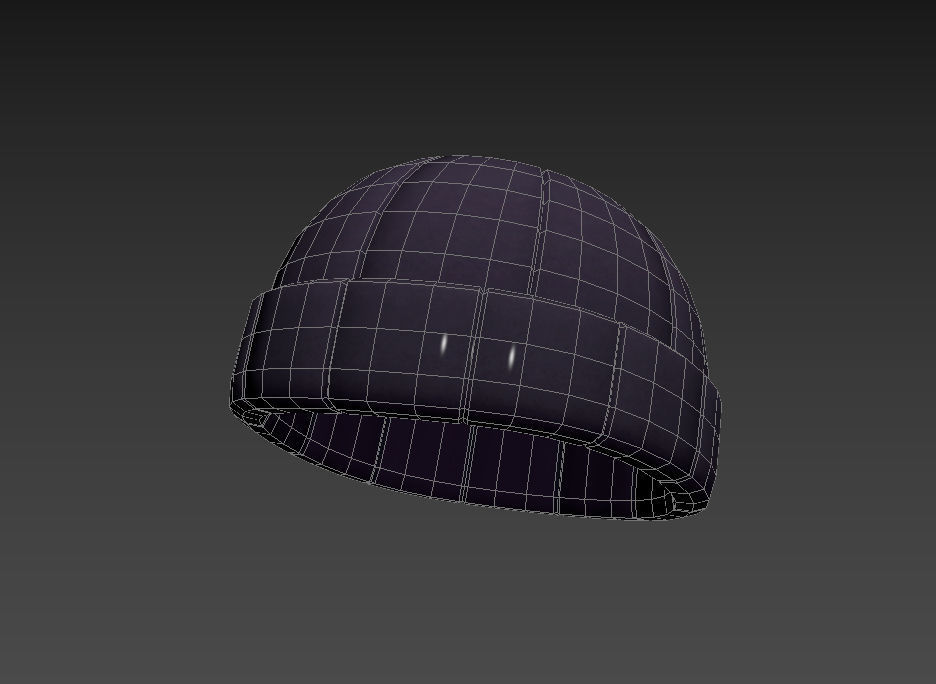 Beanie Hat 3D model_8