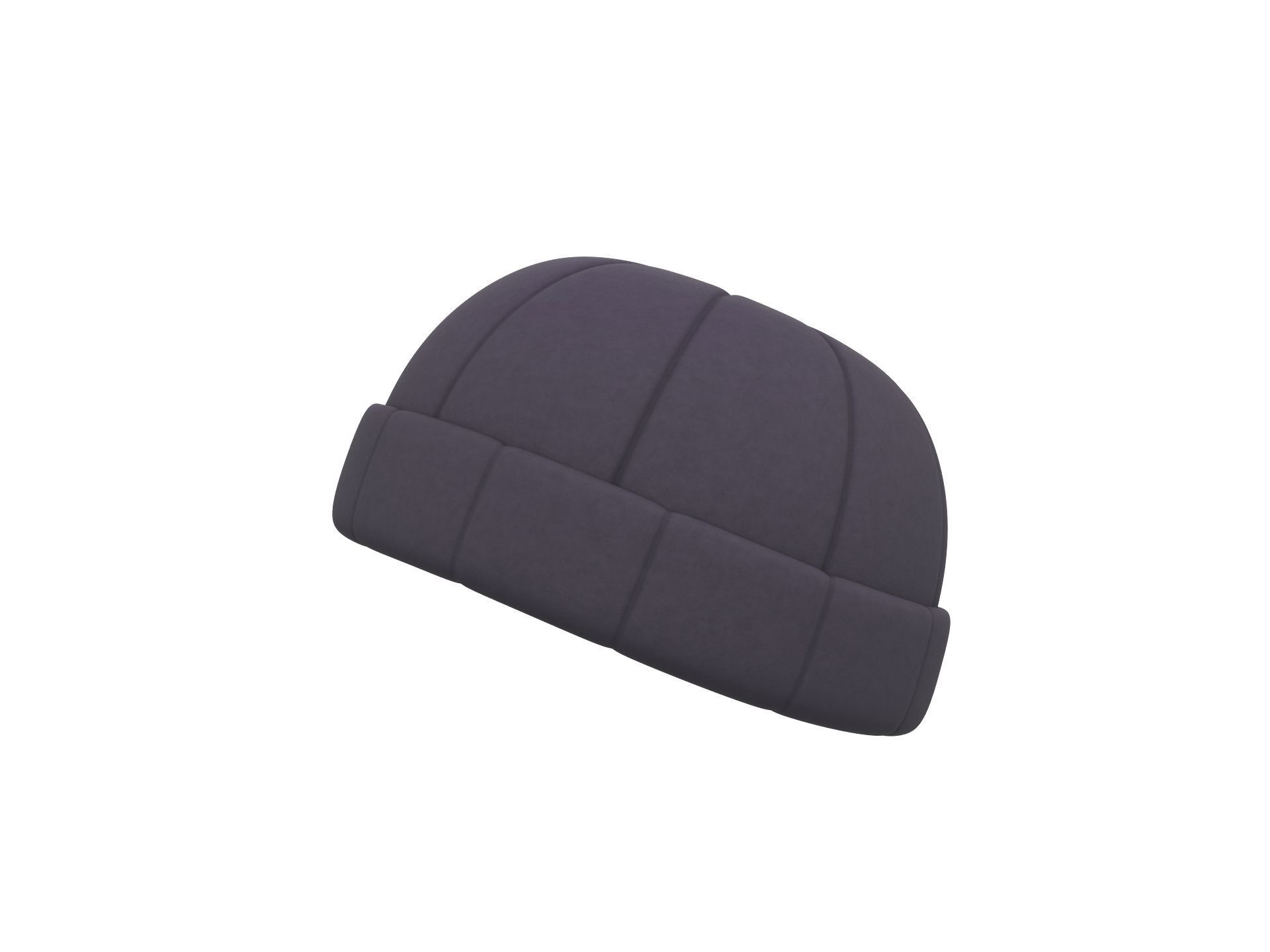 Beanie Hat 3D model_1