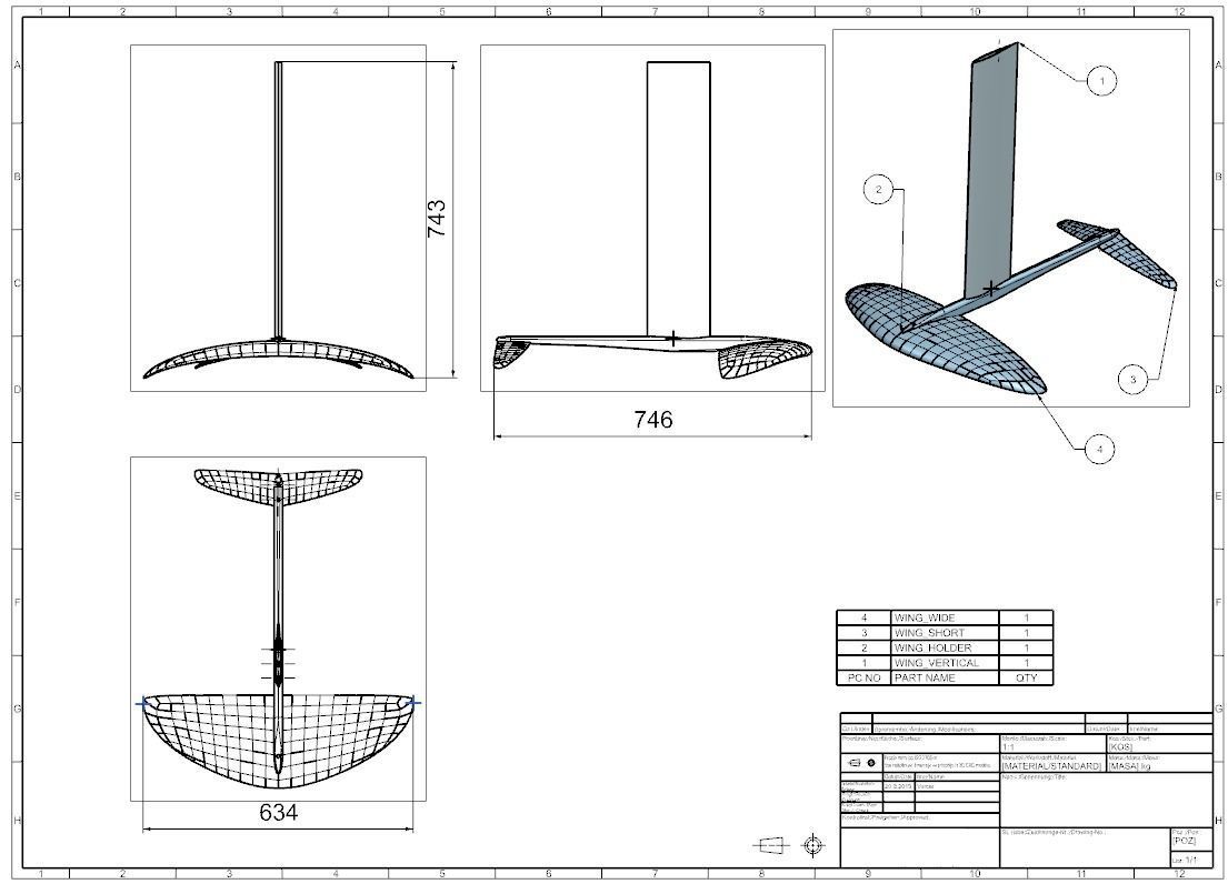 Windsurf Foil  3D model_1