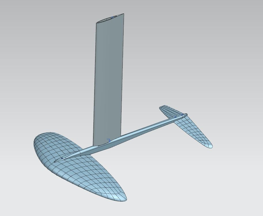 Windsurf Foil  3D model_2