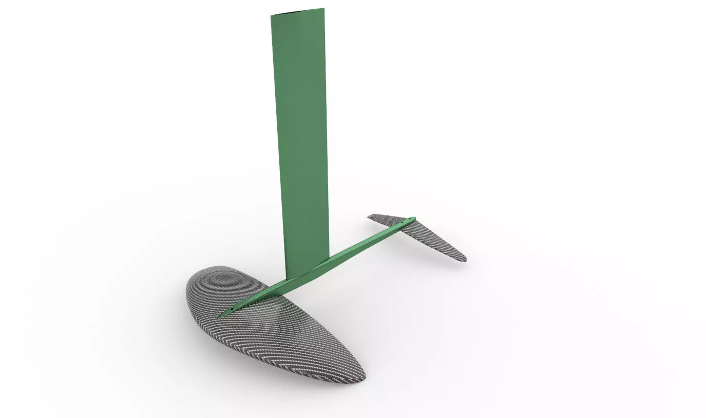 Windsurf Foil  3D model_0