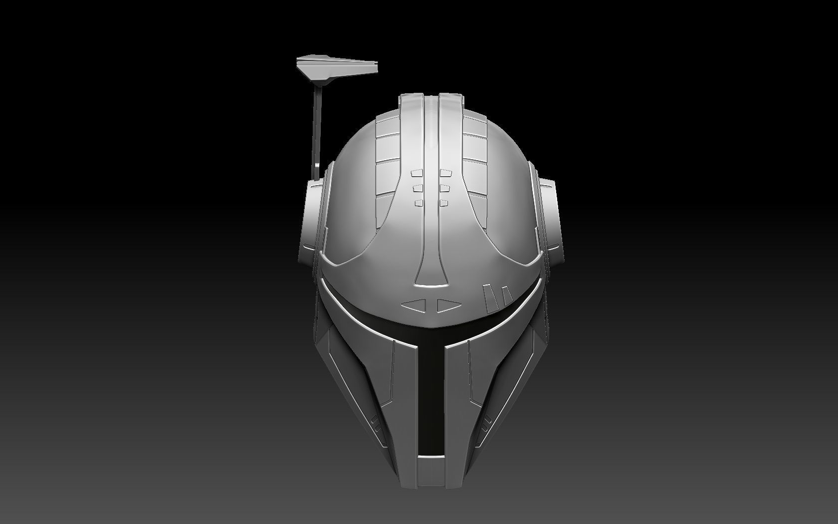 Mandalorian Helmet 3D print model_9