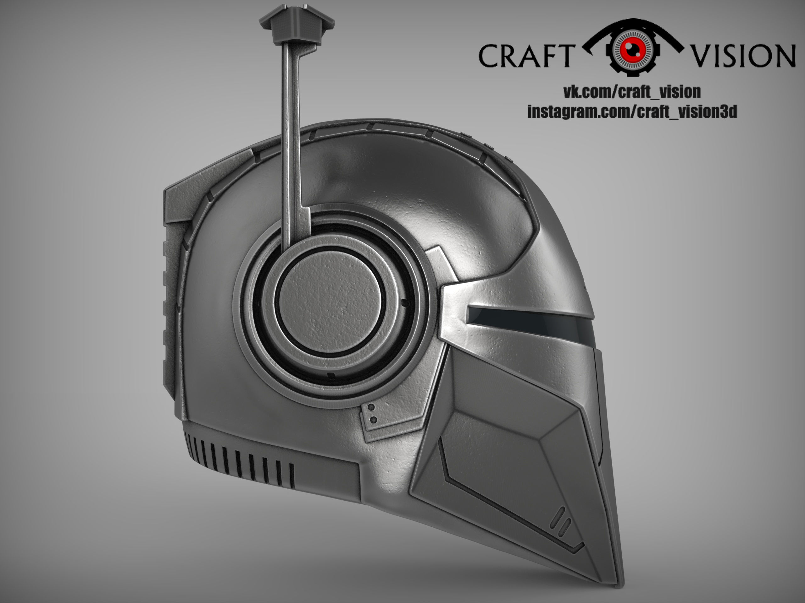 Mandalorian Helmet 3D print model_2