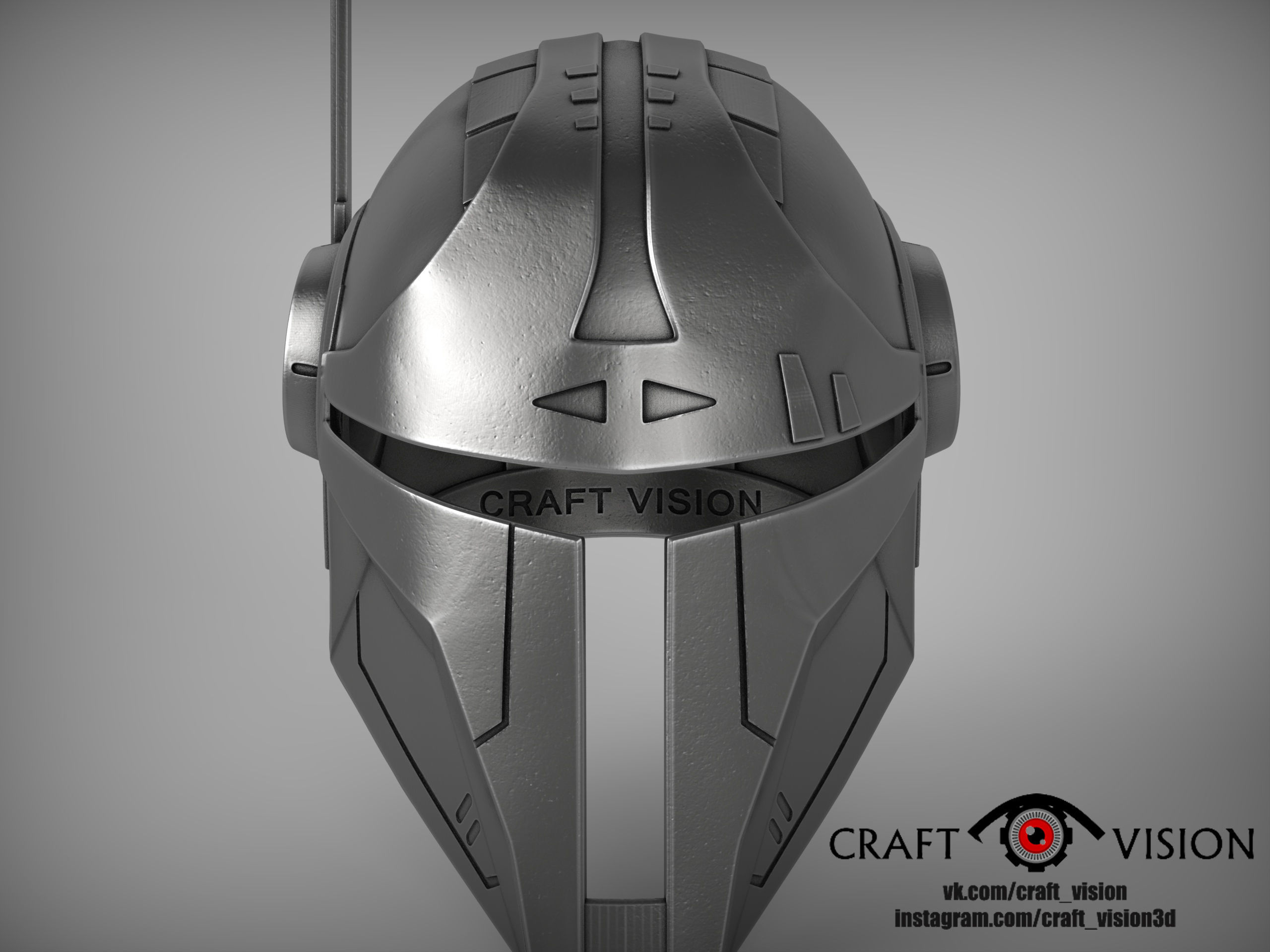 Mandalorian Helmet 3D print model_4