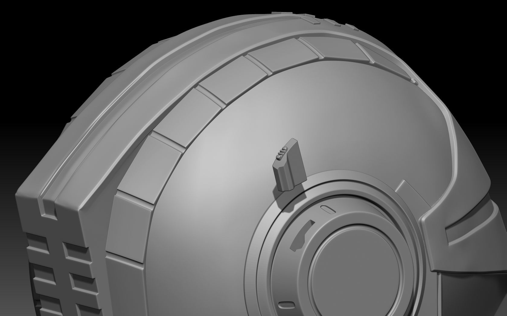 Mandalorian Helmet 3D print model_7